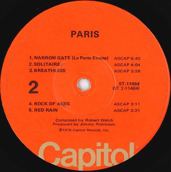 Paris – Paris LP vinyl record, image 4 of 6