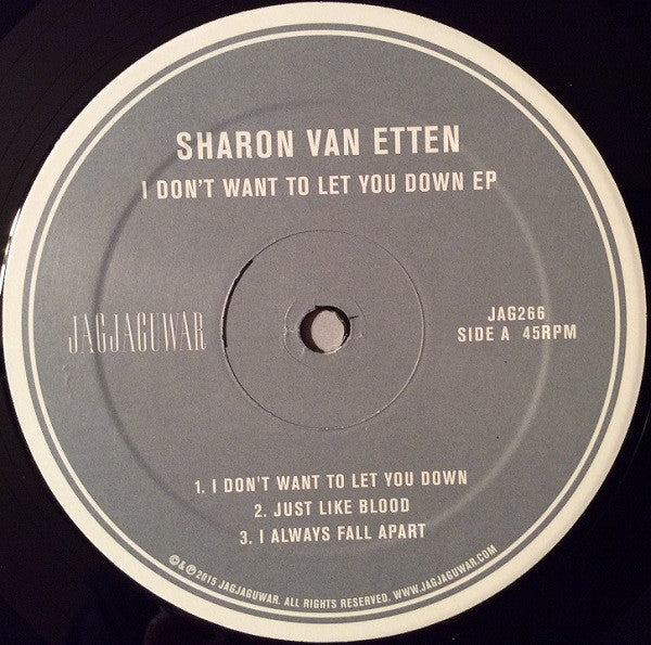 Sharon Van Etten – I Don't Want To Let You Down EP 12" vinyl record, image 3 of 6