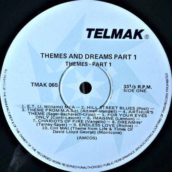 The Steve Gray Orchestra – Themes Volume One LP vinyl record, image 4 of 5