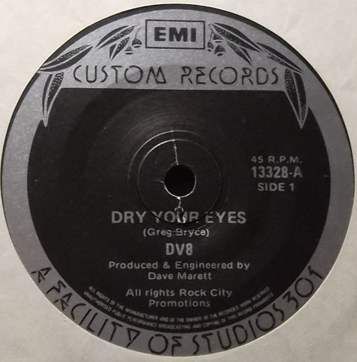DV8 – Dry Your Eyes 7" vinyl record, image 1 of 2