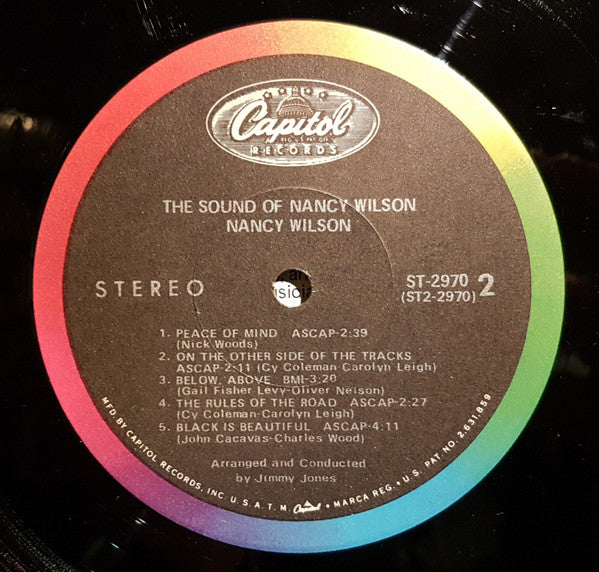 Nancy Wilson – The Sound Of Nancy Wilson LP vinyl record, image 4 of 4