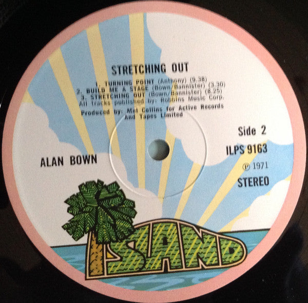 Alan Bown – Stretching Out LP vinyl record, image 5 of 5