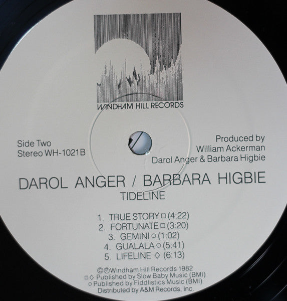 Darol Anger, Barbara Higbie – Tideline LP vinyl record, image 4 of 4