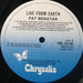 Pat Benatar – Live From Earth LP vinyl record, image 4 of 10