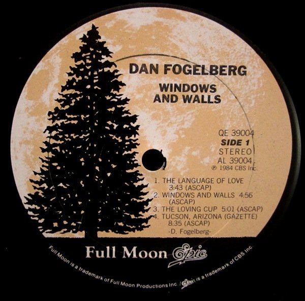 Dan Fogelberg – Windows And Walls LP vinyl record, image 4 of 10