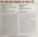 Stan Getz Quartet – In Paris LP vinyl record, image 3 of 6