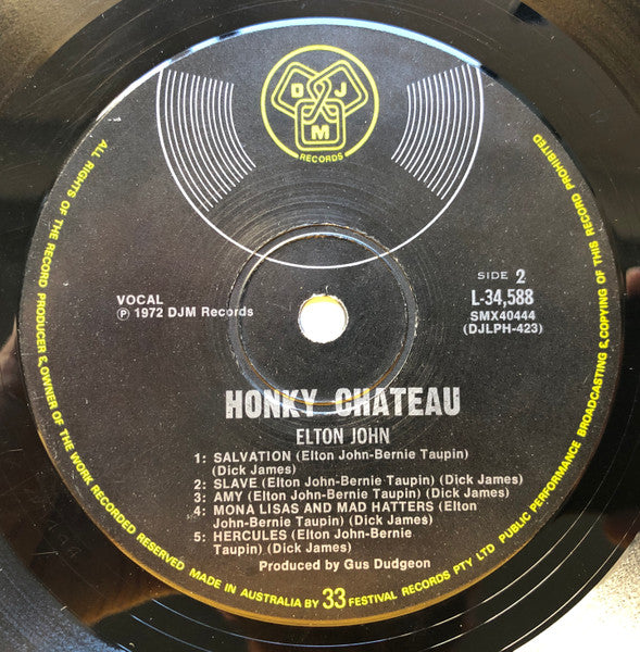 Elton John – Honky Château LP vinyl record, image 6 of 10
