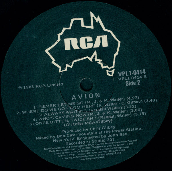 Avion – Avion LP vinyl record, image 4 of 4