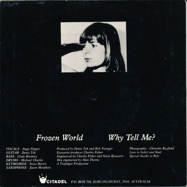 Angie Pepper – Frozen World 7" vinyl record, image 2 of 4