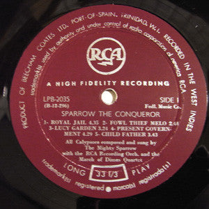 Mighty Sparrow – Sparrow The Conqueror LP vinyl record, image 3 of 4