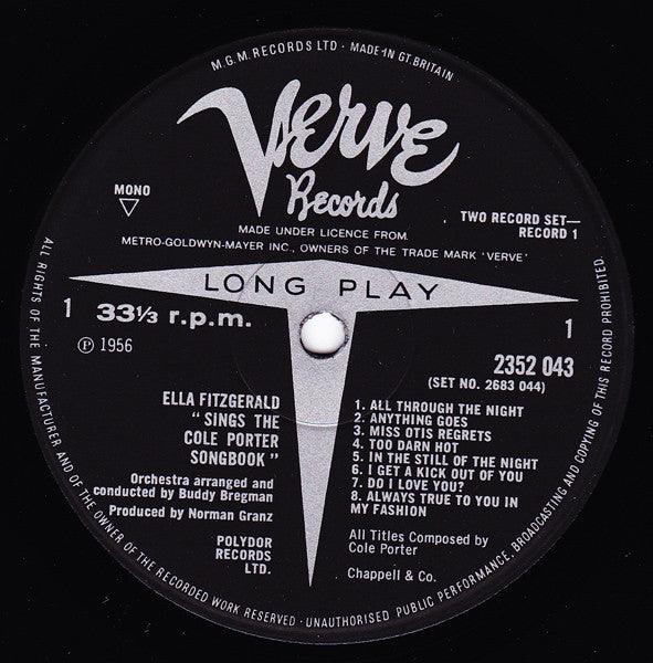 Ella Fitzgerald – Sings The Cole Porter Songbook (2xLP) LP vinyl record, image 4 of 7