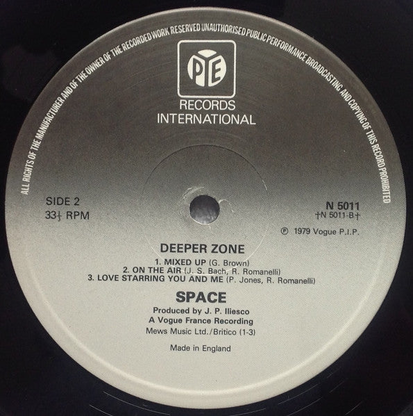 Space – Deeper Zone LP vinyl record, image 4 of 4