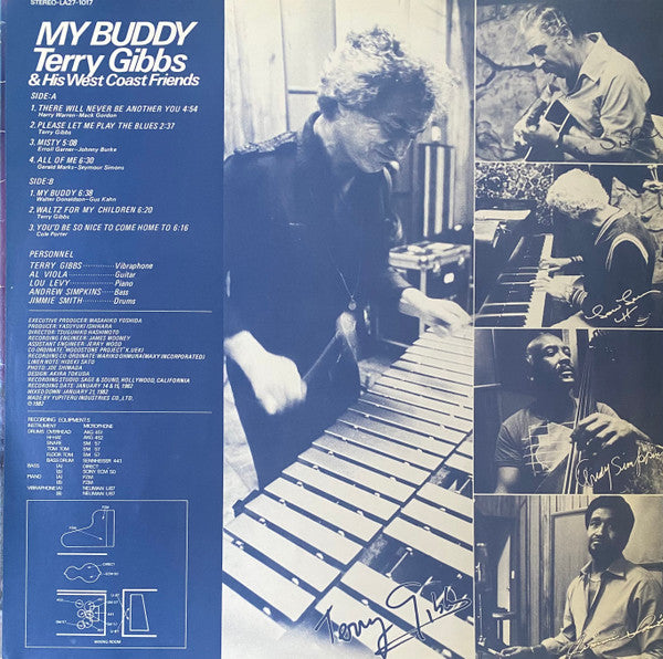 Terry Gibbs & His West Coast Friends – My Buddy LP vinyl record, image 7 of 8