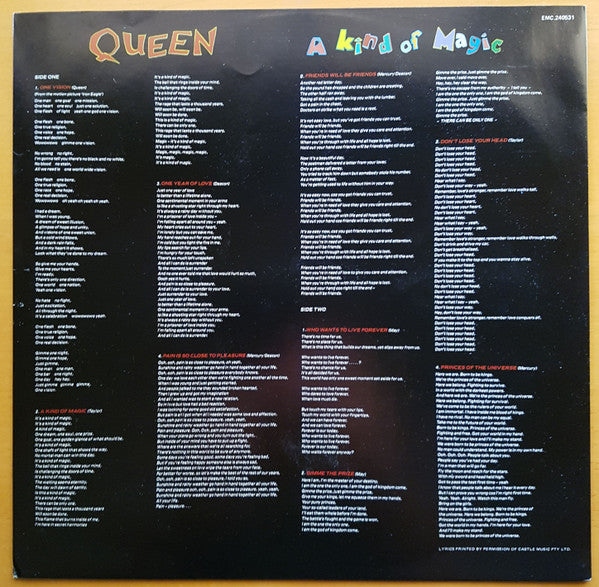 Queen – A Kind Of Magic LP vinyl record, image 6 of 8