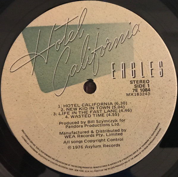 Eagles – Hotel California LP vinyl record, image 5 of 10