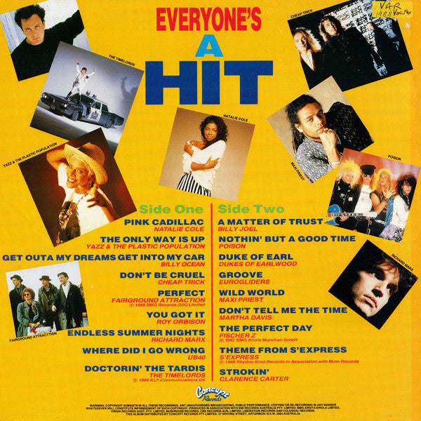 Various – Everyone's A Hit LP vinyl record, image 2 of 4