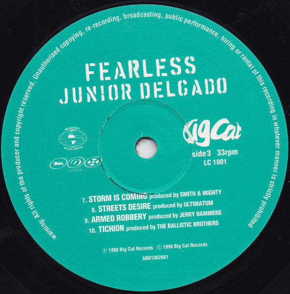 Junior Delgado – Fearless (2xLP) LP vinyl record, image 5 of 10