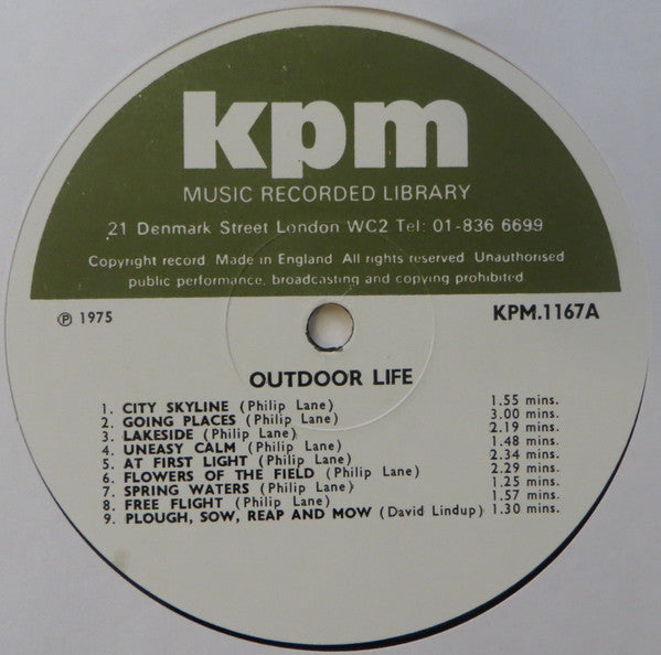 Philip Lane, David Lindup, Anthony Mawer – Outdoor Life LP vinyl record, image 3 of 5