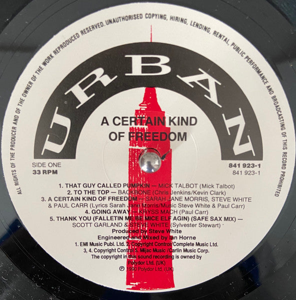 Various – A Certain Kind Of Freedom LP vinyl record, image 3 of 4