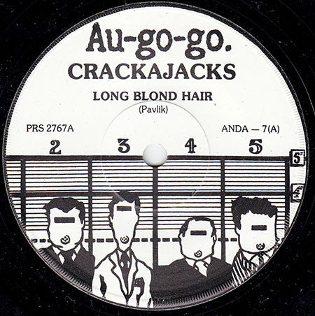 Crackajacks – Long Blond Hair / Stranger Than Fiction 7" vinyl record, image 3 of 4