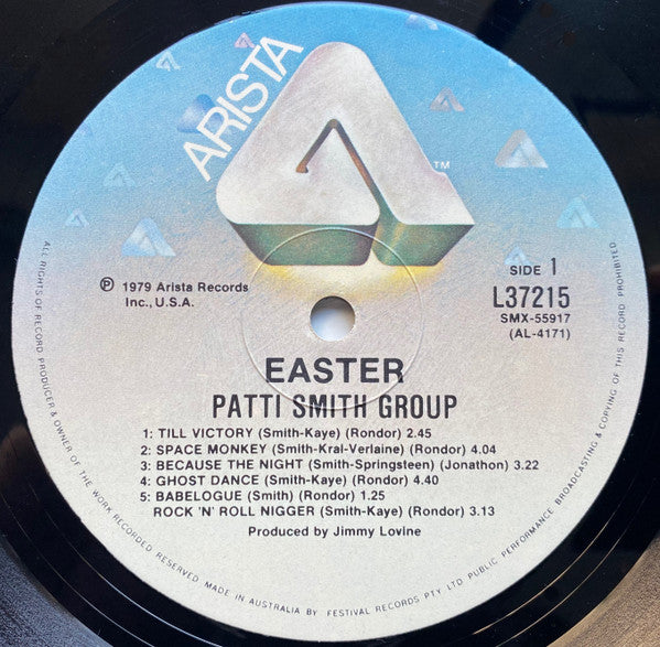 Patti Smith Group – Easter LP vinyl record, image 3 of 4
