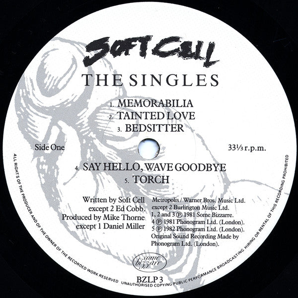 Soft Cell – The Singles LP vinyl record, image 3 of 4