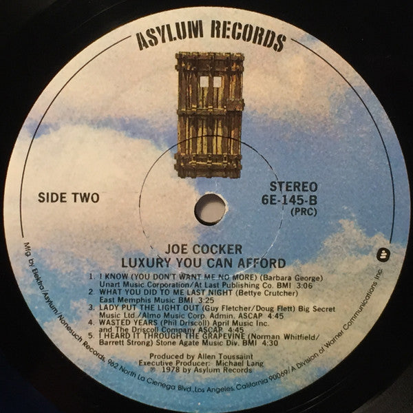 Joe Cocker – Luxury You Can Afford LP vinyl record, image 4 of 6