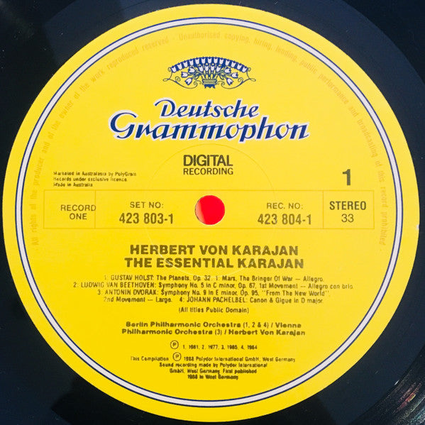 Herbert Von Karajan – The Essential Karajan (2xLP) LP vinyl record, image 7 of 10