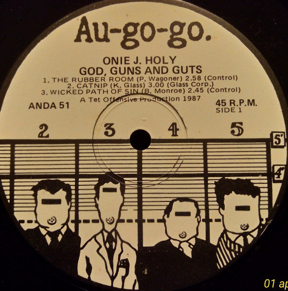 Onie J. Holy – God, Guns & Guts 12" vinyl record, image 2 of 2