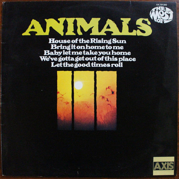 The Animals – The Most Of LP vinyl record, image 1 of 4