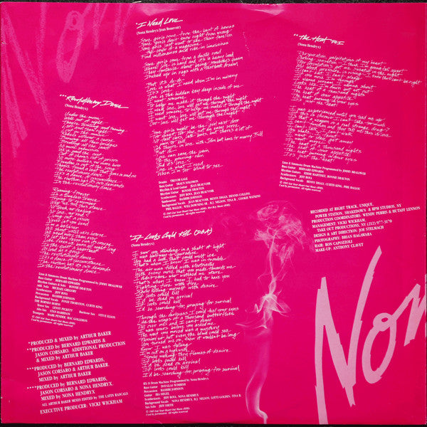 Nona Hendryx – The Heat LP vinyl record, image 5 of 6