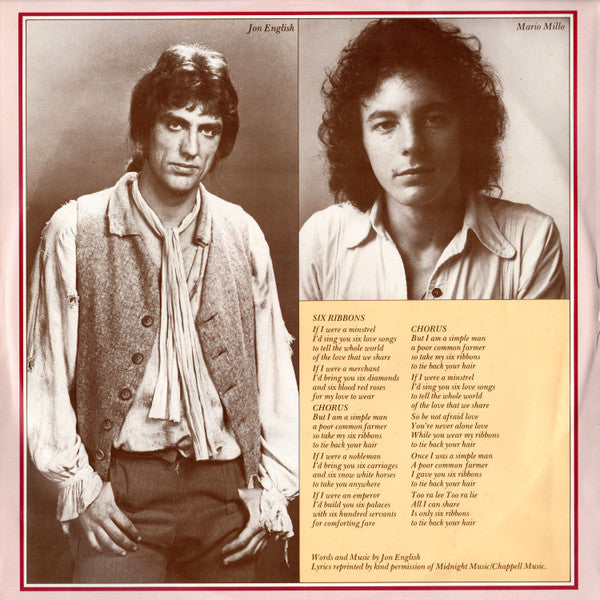 Jon English, Mario Millo – Against The Wind LP vinyl record, image 5 of 6