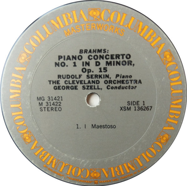 Johannes Brahms, Rudolf Serkin, George Szell, The Cleveland Orchestra – The Piano Concertos (2xLP) LP vinyl record, image 5 of 9