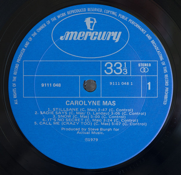 Carolyne Mas – Carolyne Mas LP vinyl record, image 3 of 4