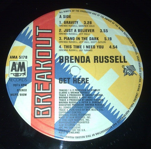 Brenda Russell – Get Here LP vinyl record, image 3 of 6