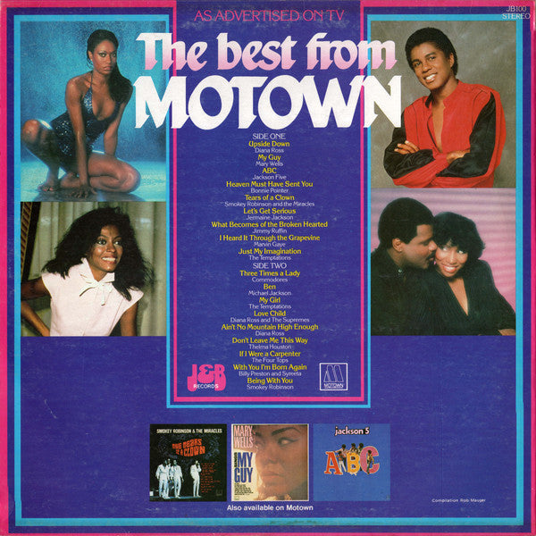 Various – The Best From Motown LP vinyl record, image 2 of 4