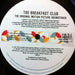 Various – The Breakfast Club (Original Motion Picture Soundtrack) LP vinyl record, image 3 of 4