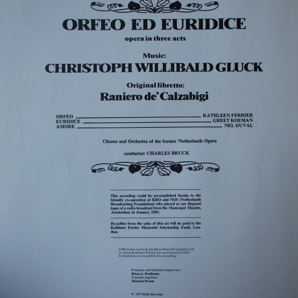 Kathleen Ferrier – Orfeo Ed Euridice (2xLP) LP vinyl record, image 3 of 7