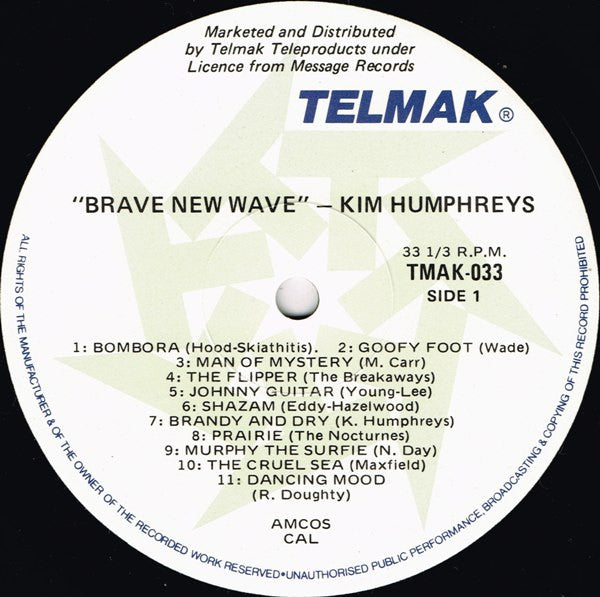 Kim Humphreys – Brave New Wave LP vinyl record, image 4 of 4