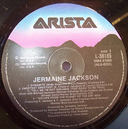 Jermaine Jackson – Jermaine Jackson LP vinyl record, image 5 of 6