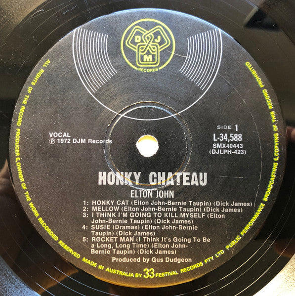 Elton John – Honky Château LP vinyl record, image 5 of 10