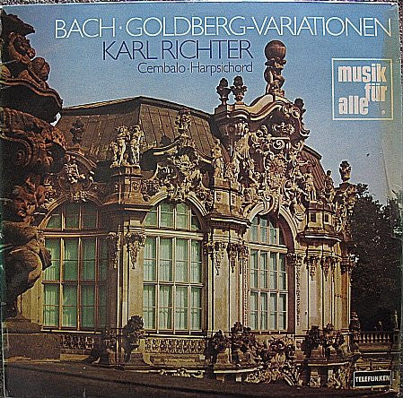 Karl Richter, Johann Sebastian Bach – Goldberg-Variationen LP vinyl record, image 1 of 4