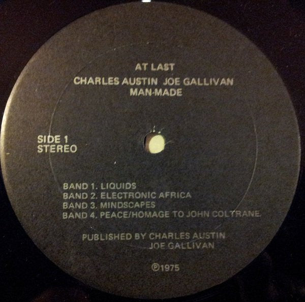 Charles Austin, Joe Gallivan – At Last LP vinyl record, image 3 of 4