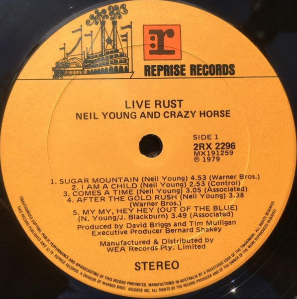 Neil Young, Crazy Horse – Live Rust (2xLP) LP vinyl record, image 4 of 10