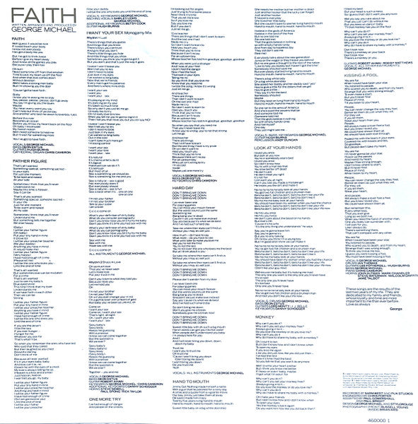 George Michael – Faith LP vinyl record, image 6 of 10