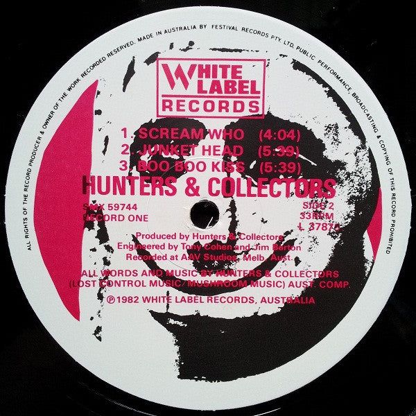 Hunters & Collectors – Hunters & Collectors LP vinyl record, image 10 of 10