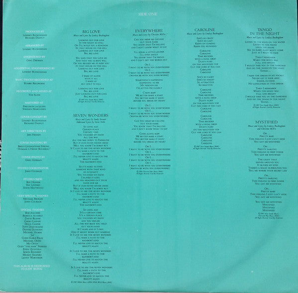 Fleetwood Mac – Tango In The Night LP vinyl record, image 3 of 6