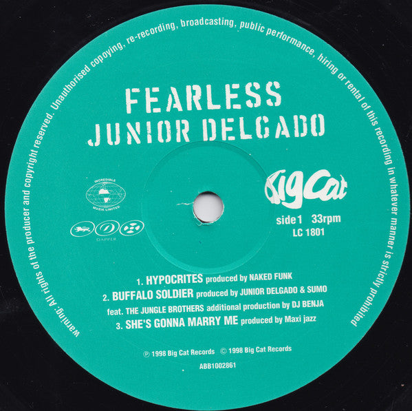 Junior Delgado – Fearless (2xLP) LP vinyl record, image 3 of 10
