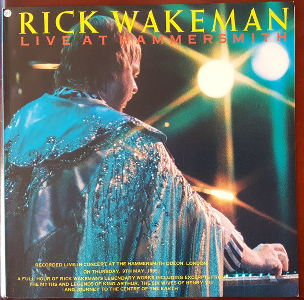 Rick Wakeman – Live At Hammersmith LP vinyl record, image 1 of 4