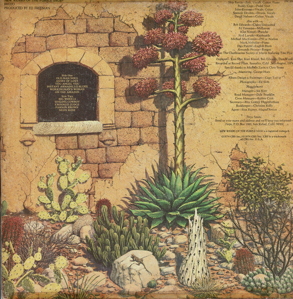 New Riders Of The Purple Sage – Brujo LP vinyl record, image 2 of 2